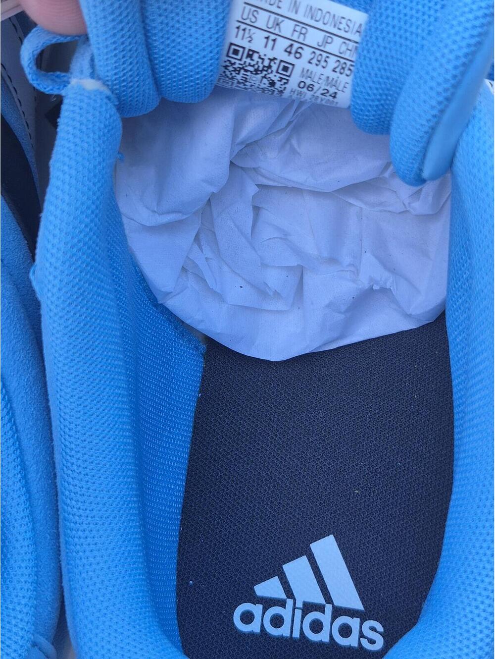 Adidas VL Court 3.0 Skateboarding Shoes in Blue, Size 11.5 - Picture 8 of 9